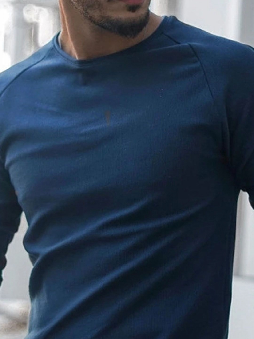 

StyleCast Men Solid Round Neck Slim Fit T-shirt, Blue