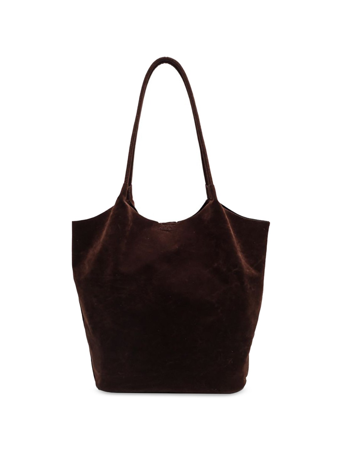

StyleCast x Revolte Women Solid Shopper Tote Bag, Coffee brown