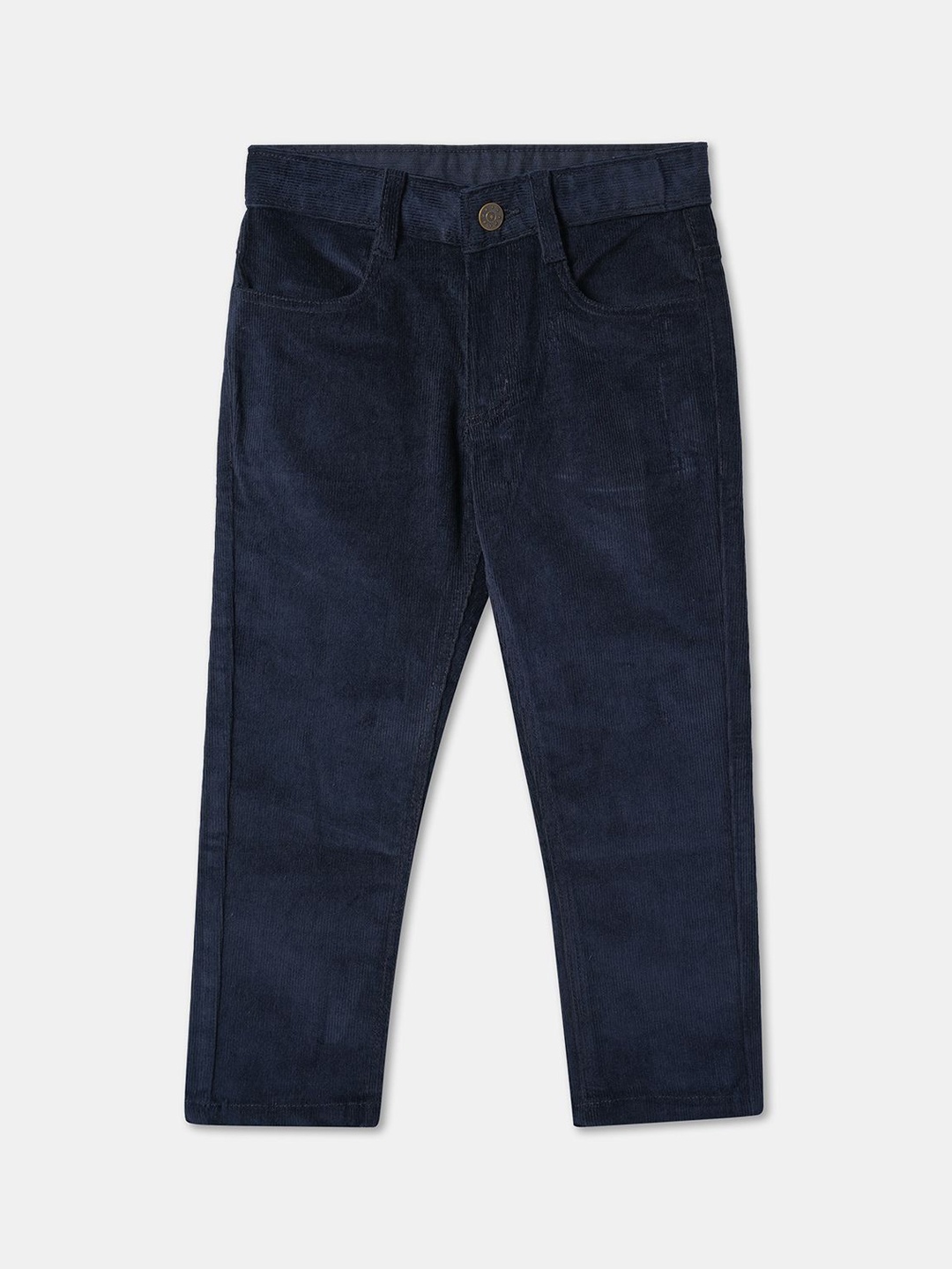 

R&B Boys Mid-Rise Woven Trousers, Blue