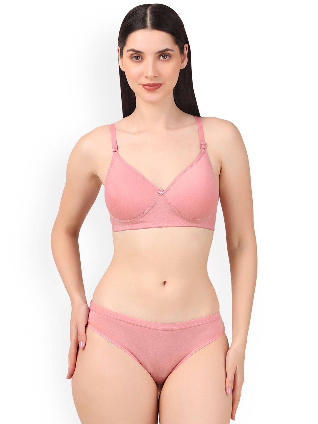 

Piylu Women Lightly Padded Lingerie Set Set-Zoya-Eng-CB1-Pink-28
