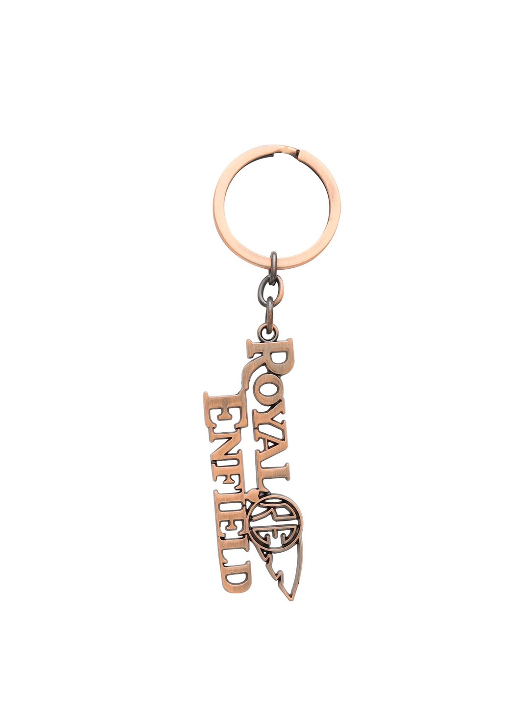 

MEMOIR Stylish Royal Enfield Logo Bike Keychain, Bronze