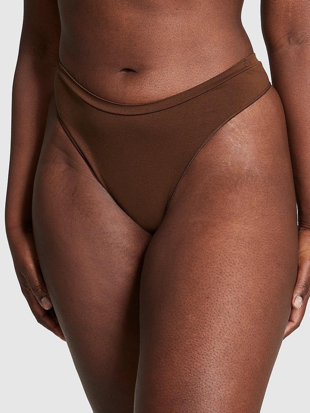 

Victoria's Secret Women Low-Rise Thongs Briefs, Brown