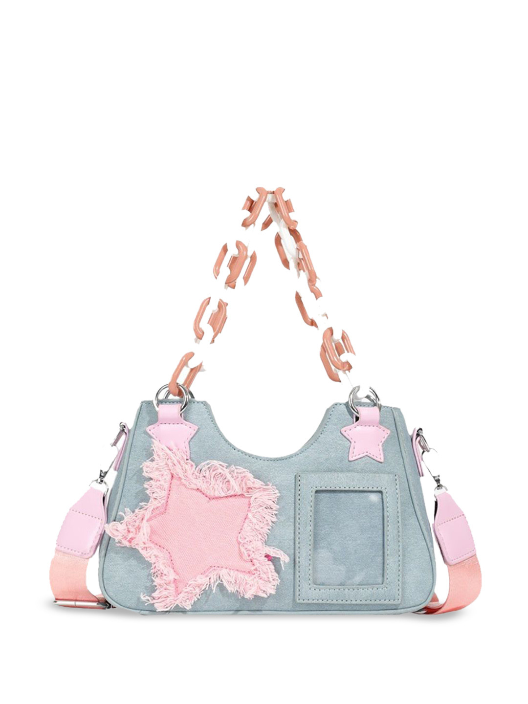 

StyleCast x Revolte Women Structured Sling Bag, Blue