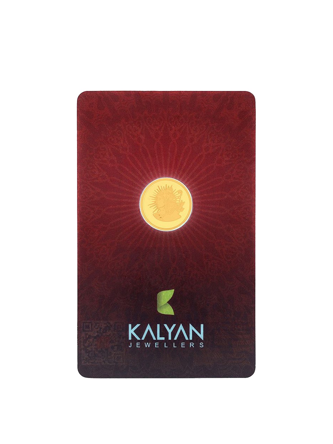 

Kalyan Jewellers 24K (999) Purity Shree Ram Gold Coin 1 Gms