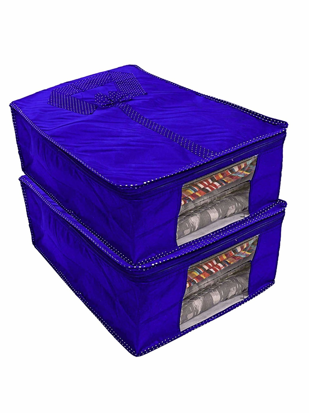 

Kuber Industries Blue 2 Pieces Multi-Utility Organisers