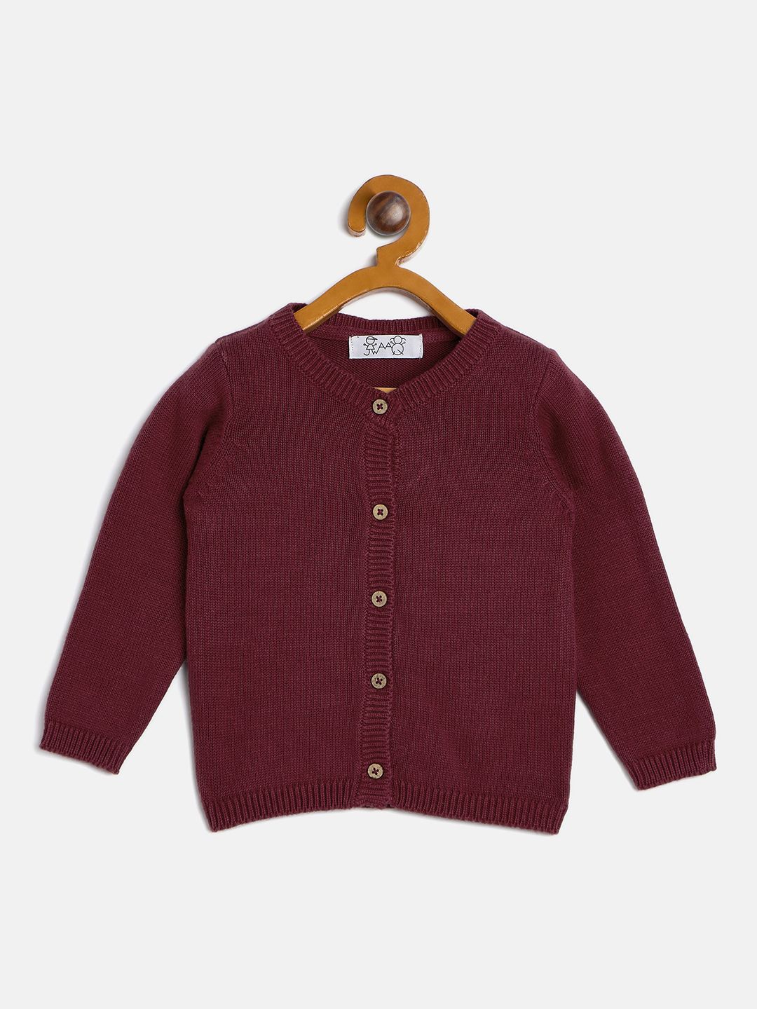 

JWAAQ Kids Fashion Long Sleeves Cardigan, Maroon