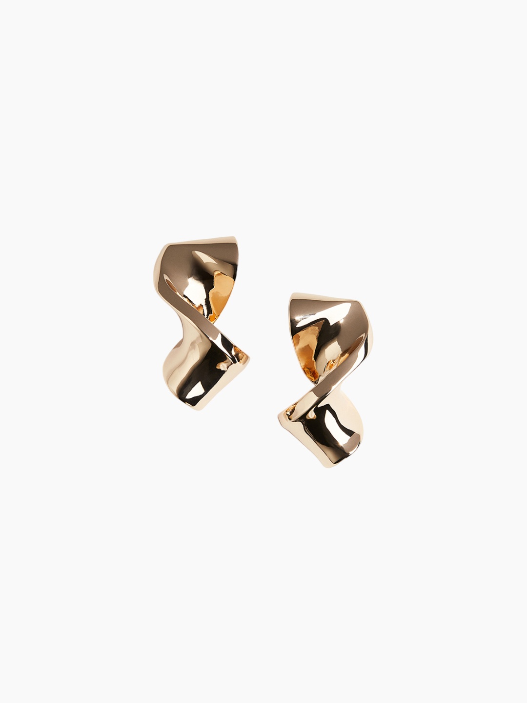 

H&M Twisted Statement Earrings, Gold