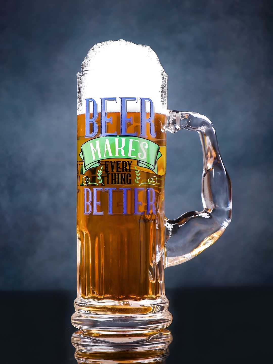 

Archies Beer Makes It Better Printed Premium Glass Beer, Transparent