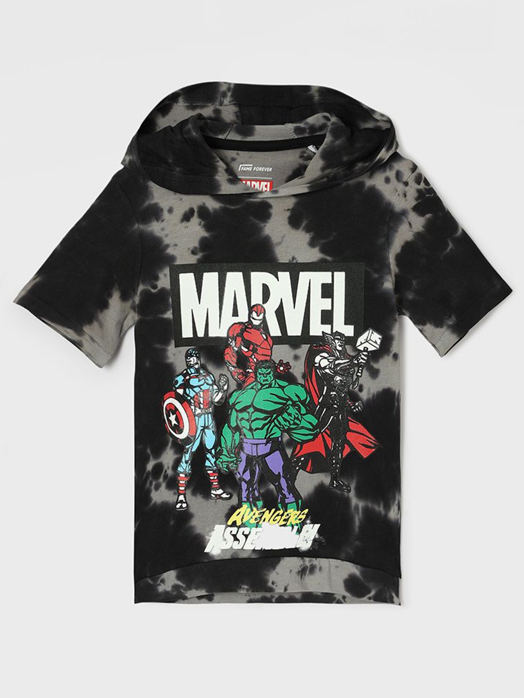 

Fame Forever by Lifestyle Boys Marvel T Shirt, Grey