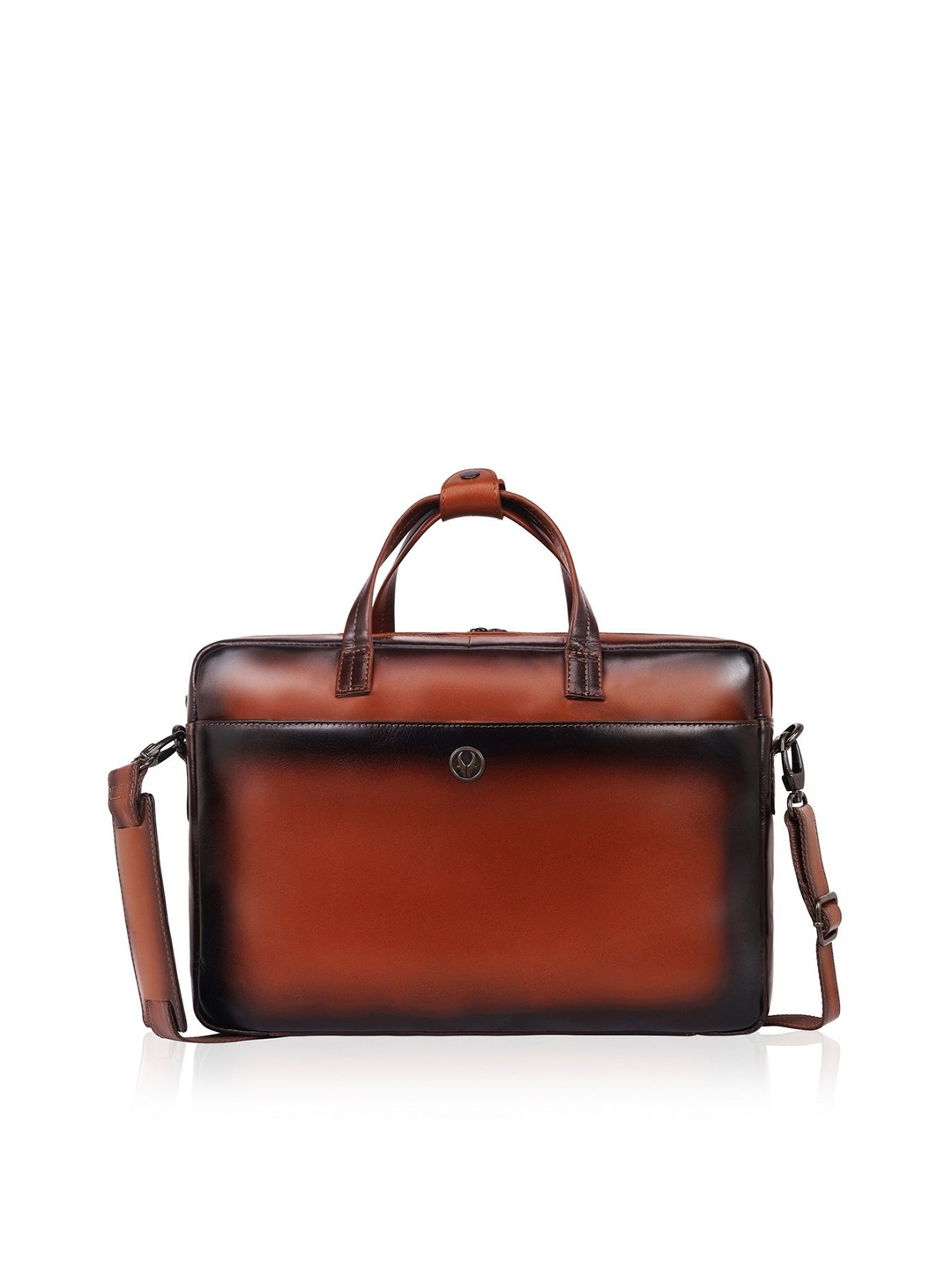 

WildHorn Men Leather Laptop Bag, Brown