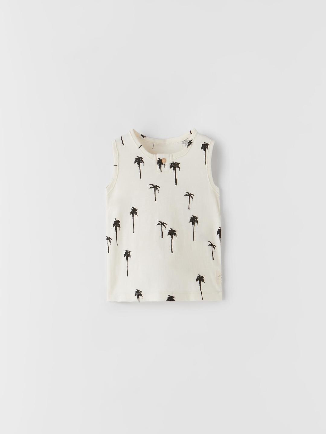 

ZARA Kids-Unisex Beige Tshirts