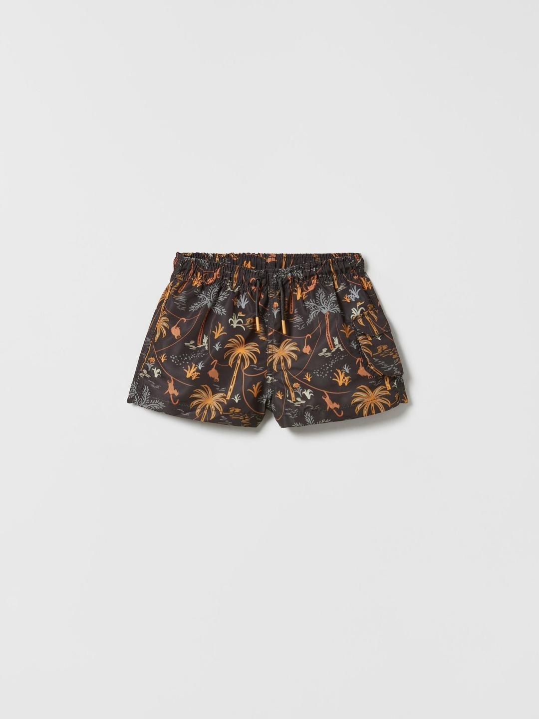 

ZARA Boys Grey Swimwear