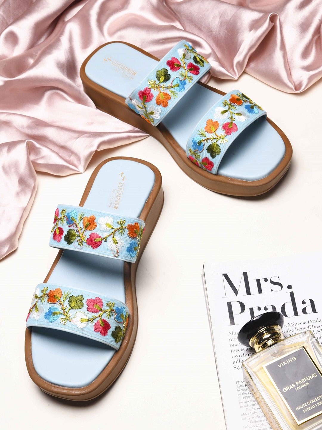 

Try Me Women Platform Heel Sandals, Blue