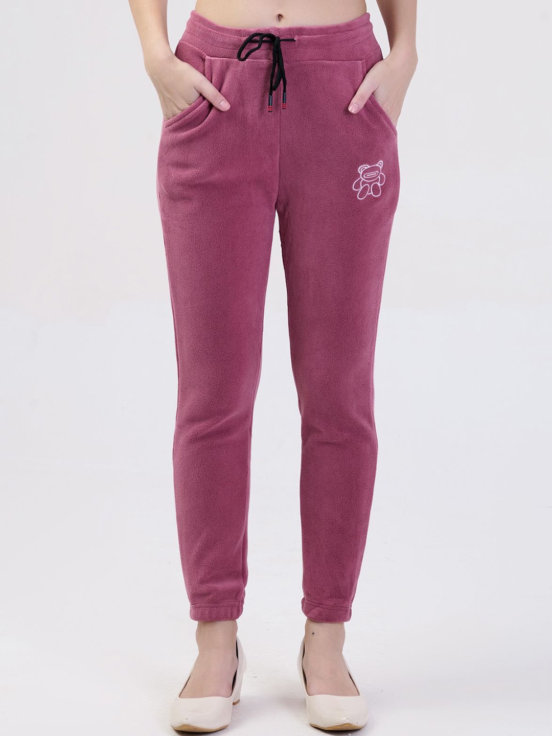 

Albion By CnM Women Cotton Mid Rise Jogger, Pink