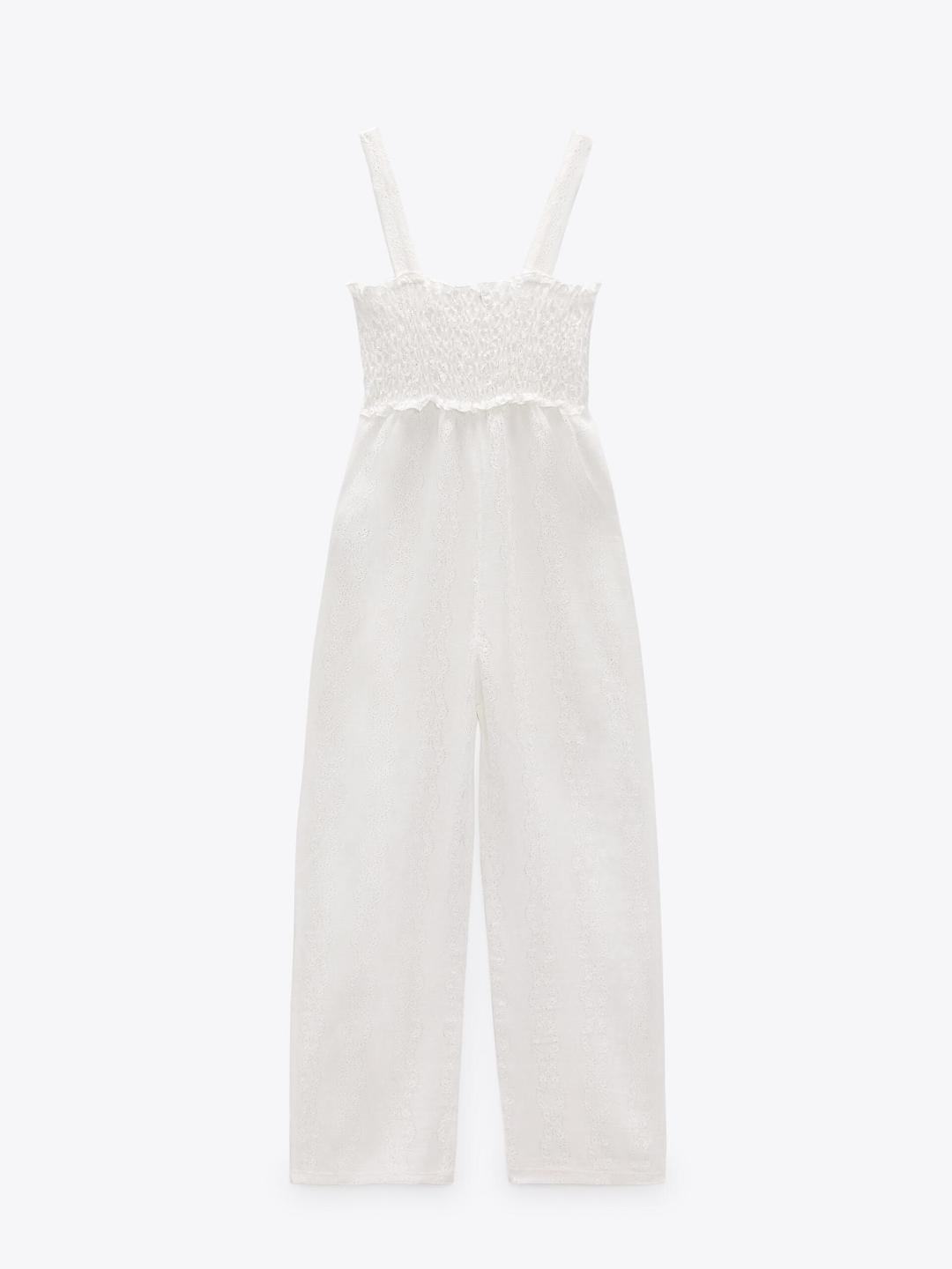 

ZARA Women White Jumpsuit