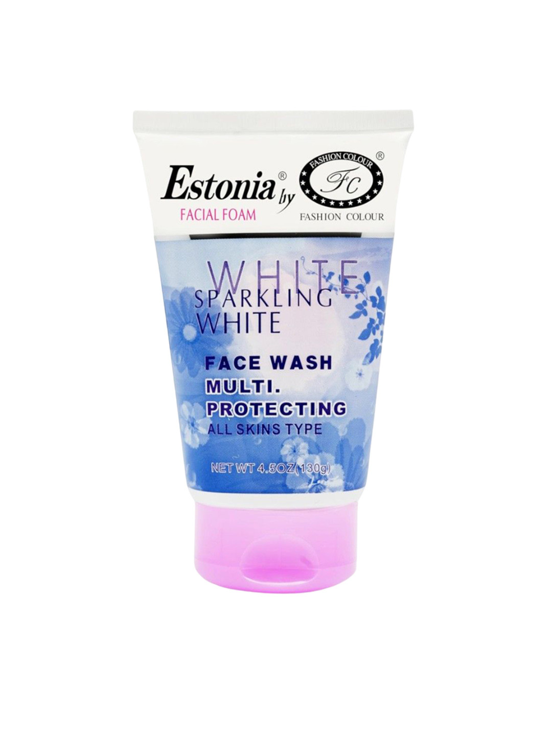 

Fashion Colour Estonia Sparkling White Foaming Face Wash With Vitamin E - 130 gm, Off white