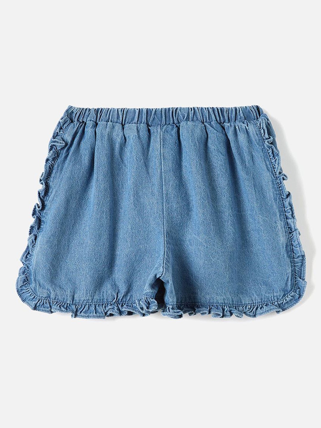 

Juniors by Babyshop Girls Cotton Regular Fit Shorts, Blue