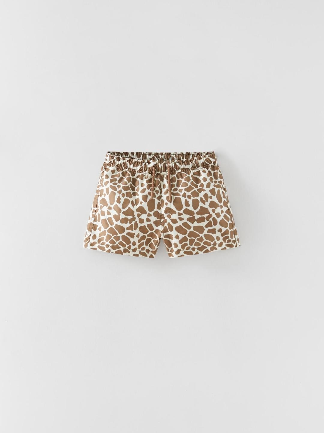 

ZARA Boys Brown Swimwear