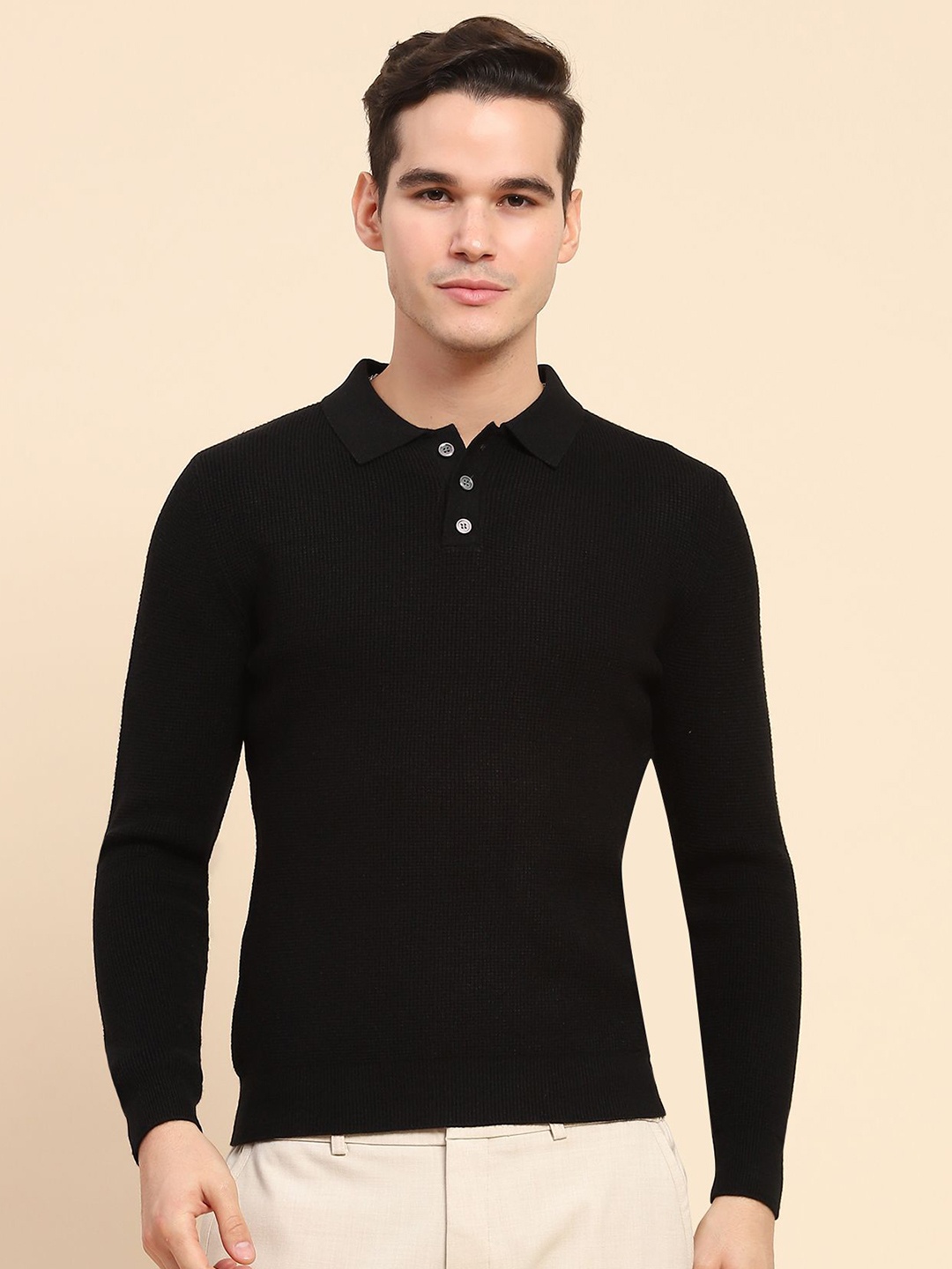 

Global Republic Men Pullover Sweater, Black