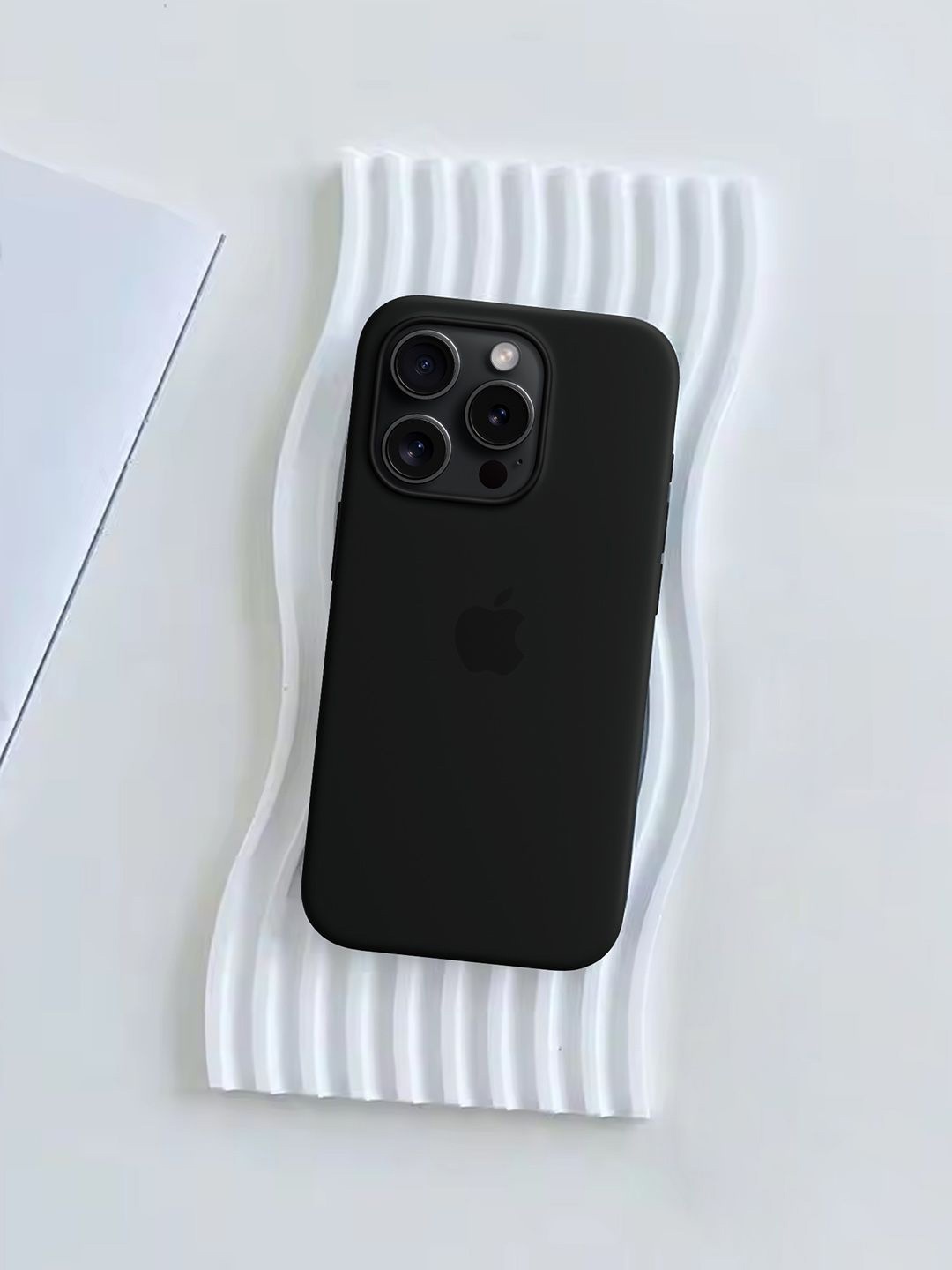 

TREEMODA Solid Printed iPhone 14 Pro Max Back Case Mobile Accessories, Black