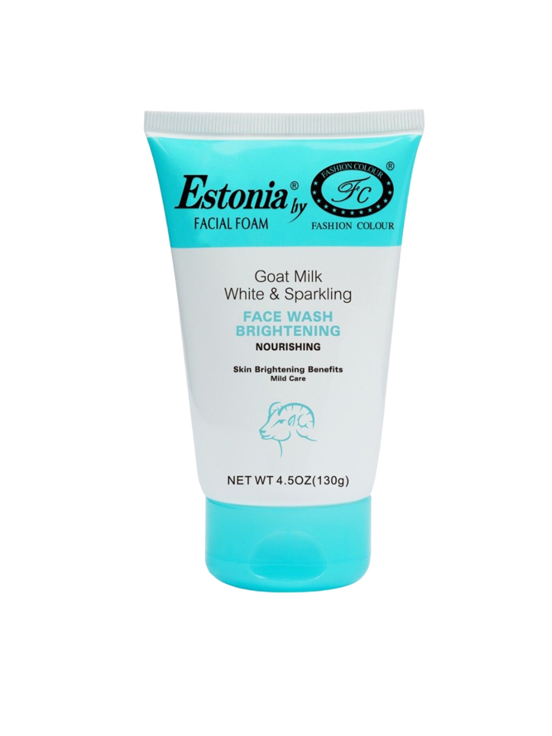 

Fashion Colour Estonia Goat Milk Face Wash For Skin Brightening & Nourishing - 130 gm, White