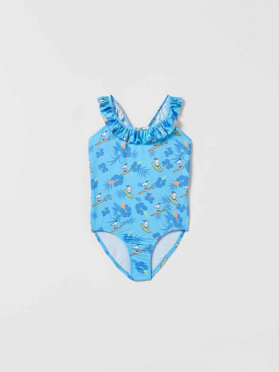 

ZARA Kids-Unisex Blue Swimwear