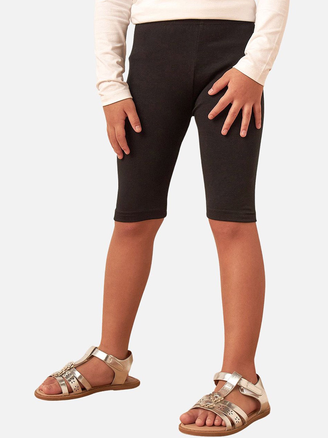 

Juniors by Babyshop Girls Mid-Rise Knee Length Shorts, Brown