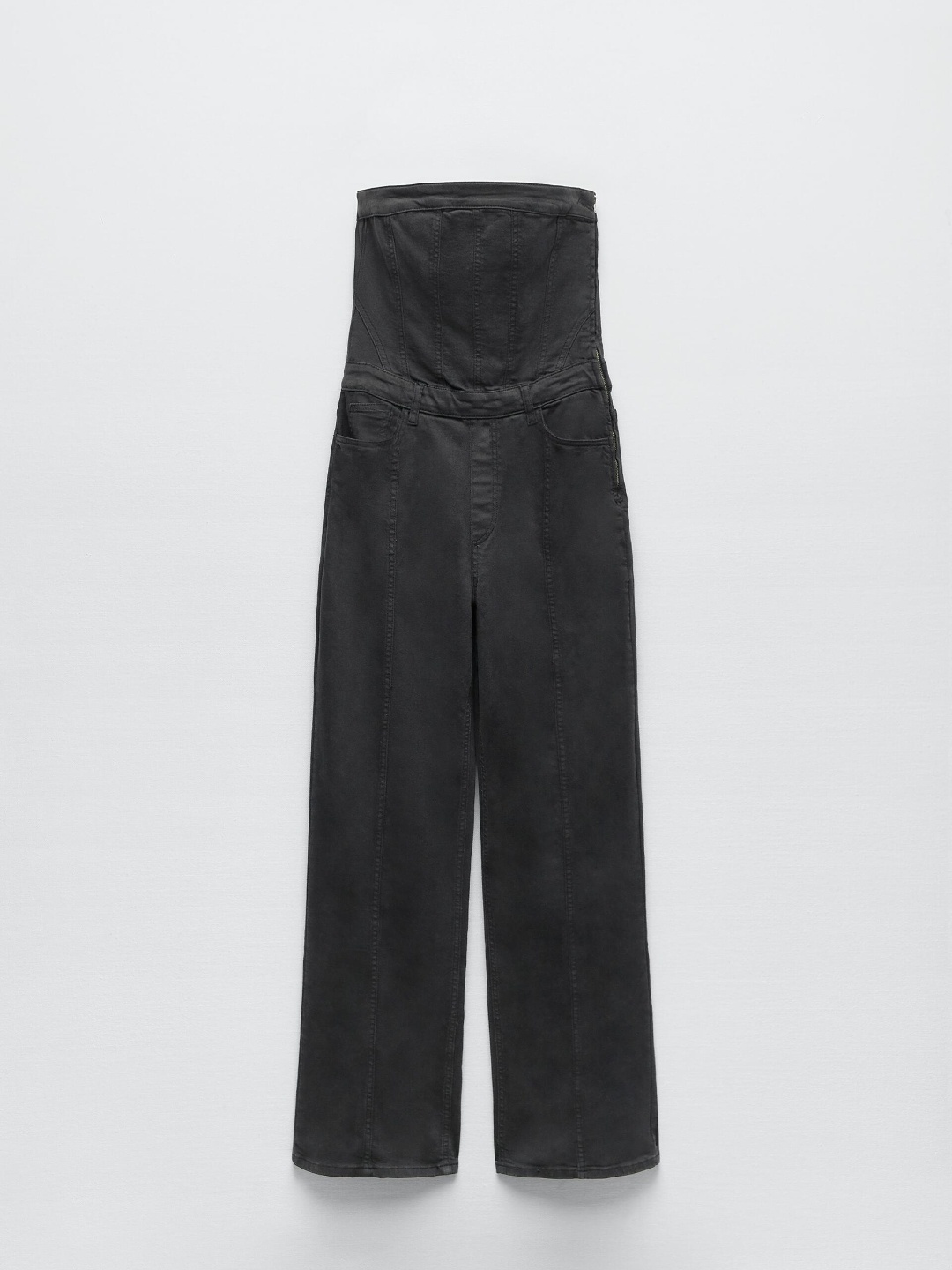 

ZARA Women Grey Jumpsuit