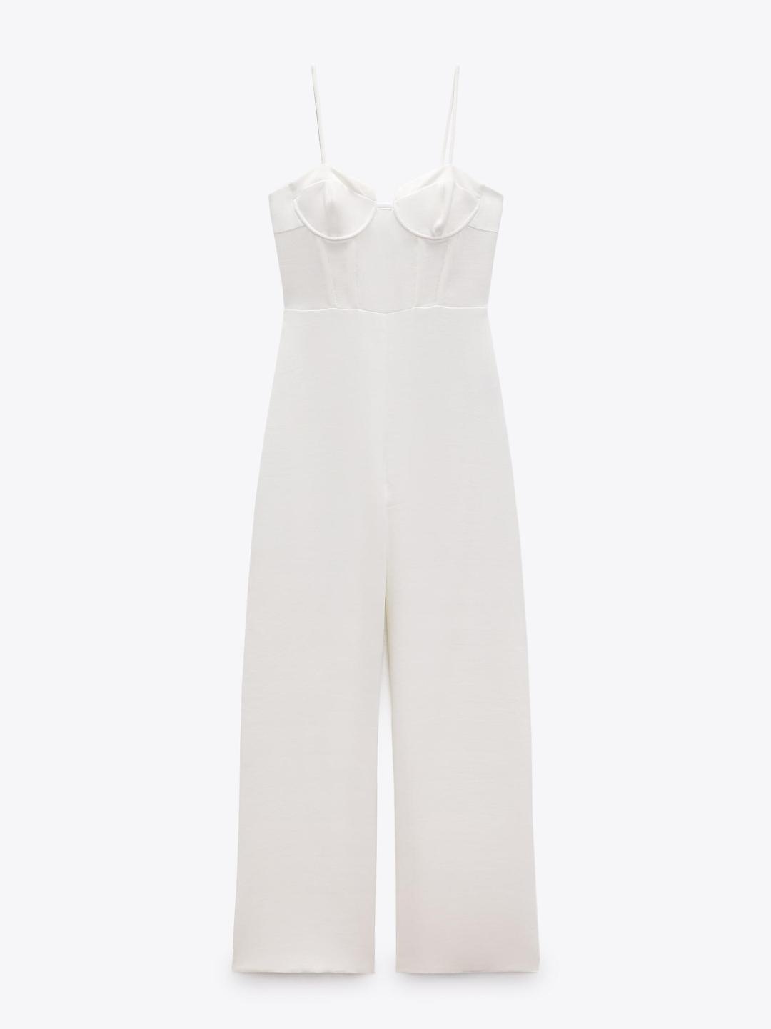 

ZARA Women White Jumpsuit