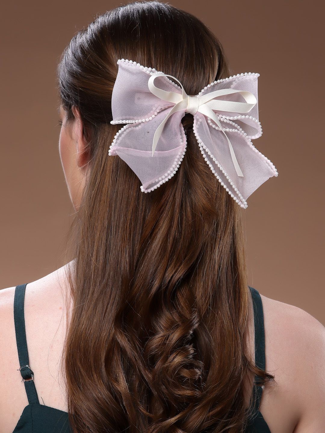 

VOGUE PANASH Women Embellished French Barrette, Pink
