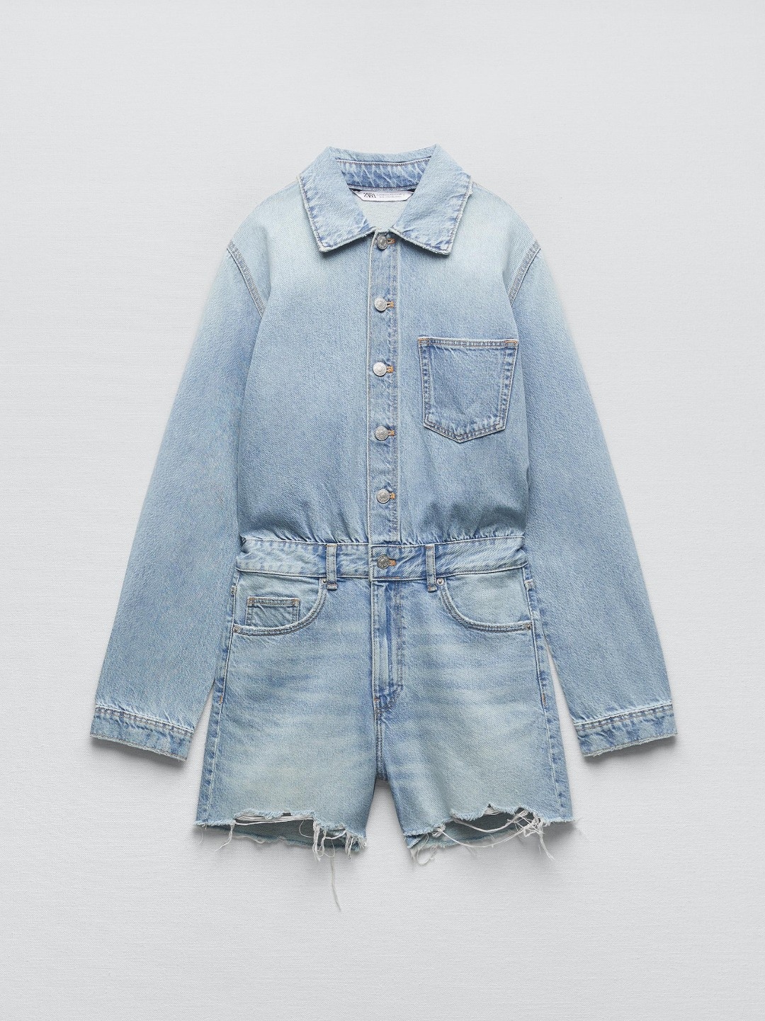 

ZARA Women Blue Jumpsuit