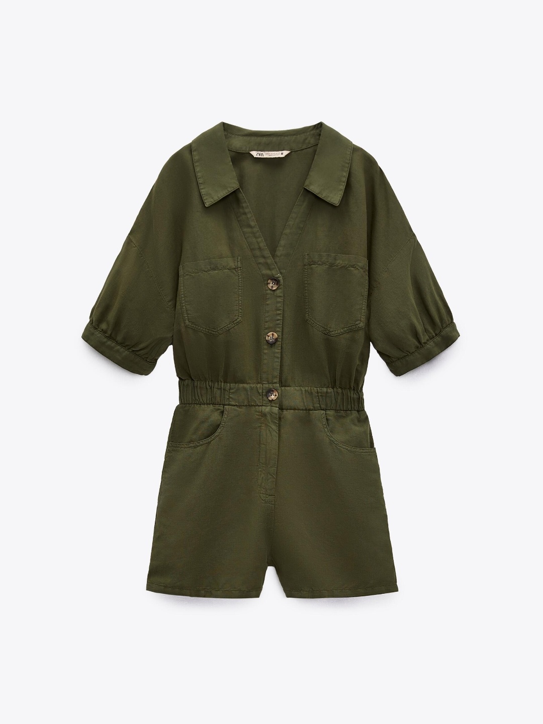 

ZARA Women Khaki Jumpsuit