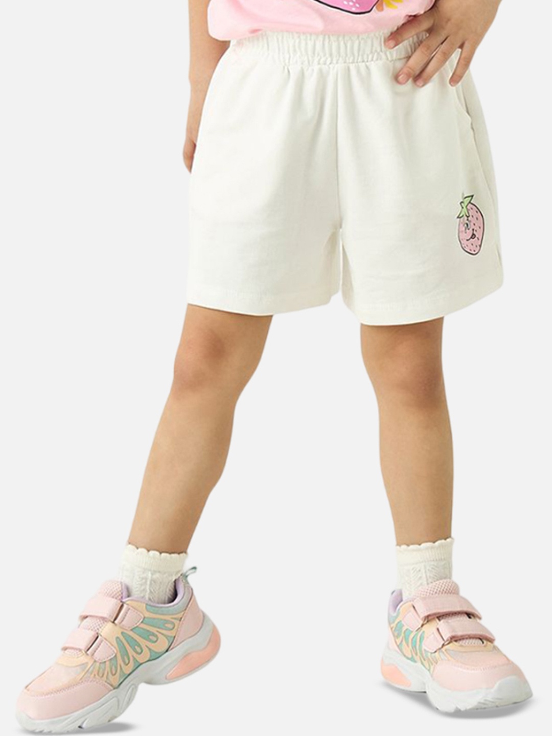 

Juniors by Babyshop Girls Cotton Shorts, White