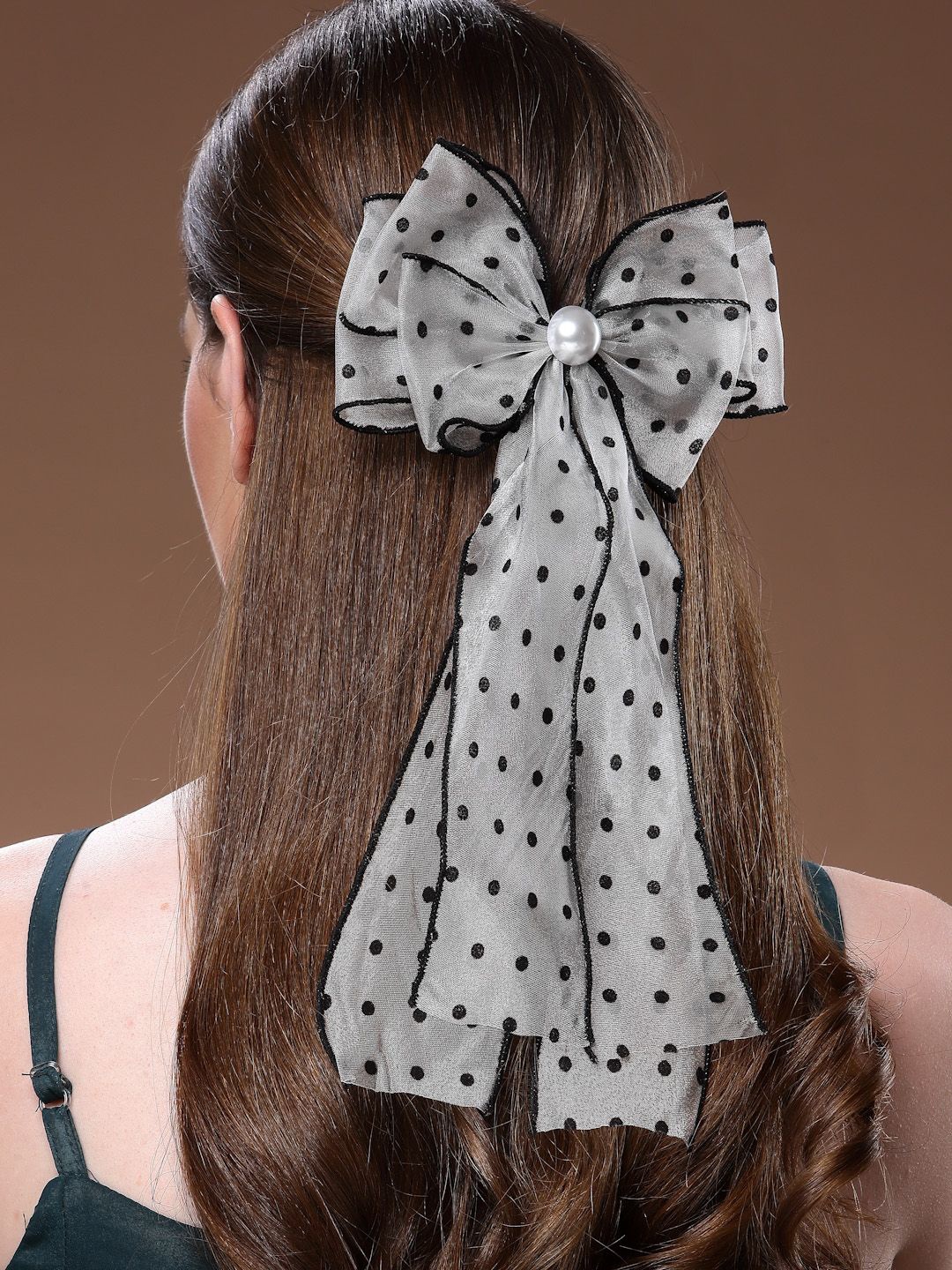 

PANASH Women Embellished French Barrette, Grey