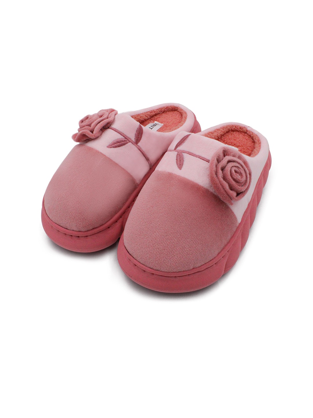 

JENNA Women Winter Room Slippers, Rose