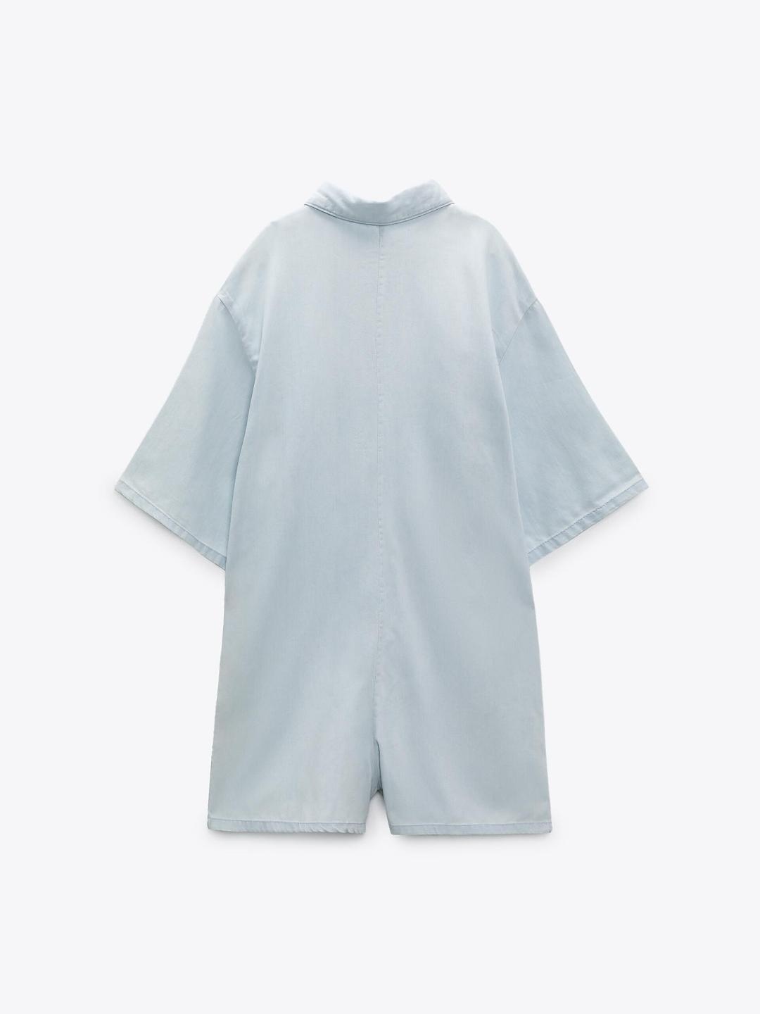 

ZARA Women Blue Jumpsuit