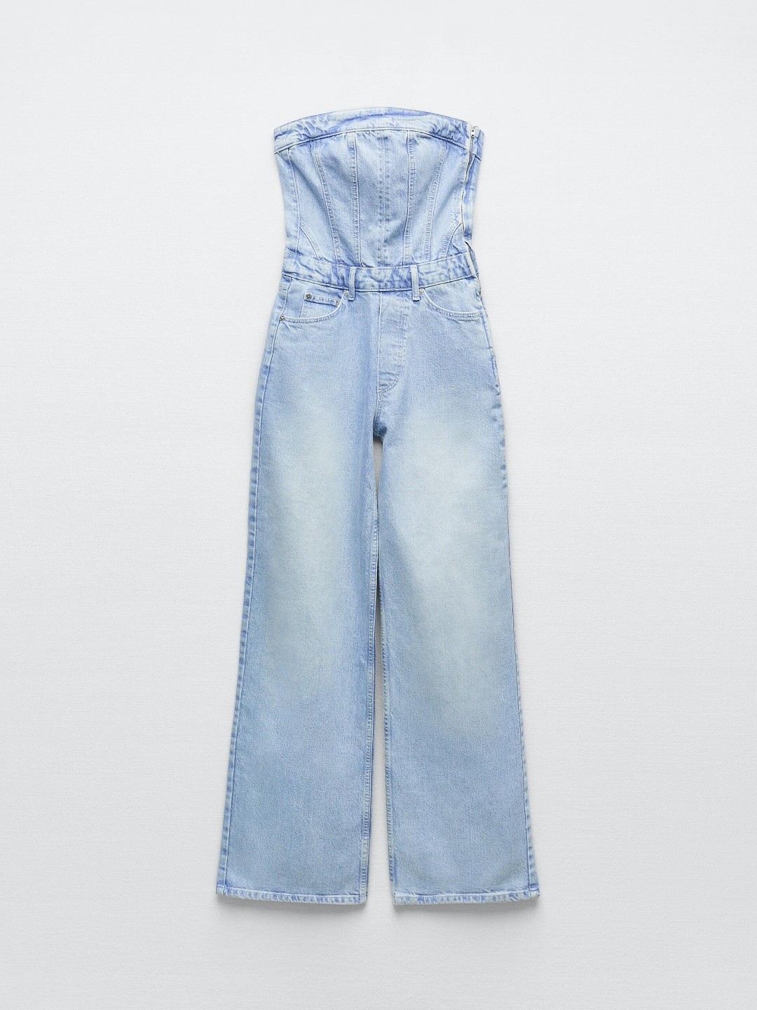 

ZARA Women Blue Jumpsuit
