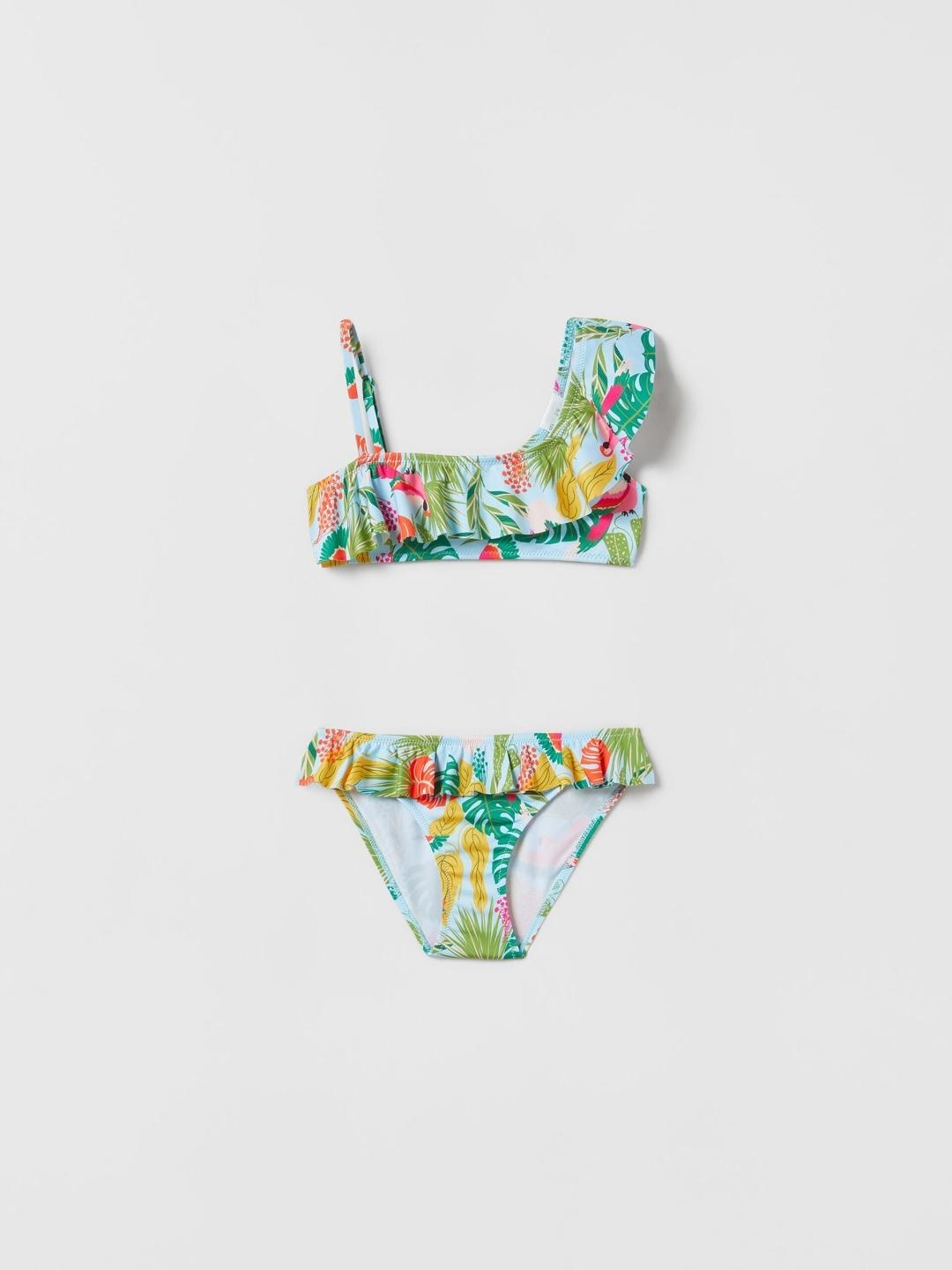 

ZARA Kids-Unisex Turquoise Blue Swimwear