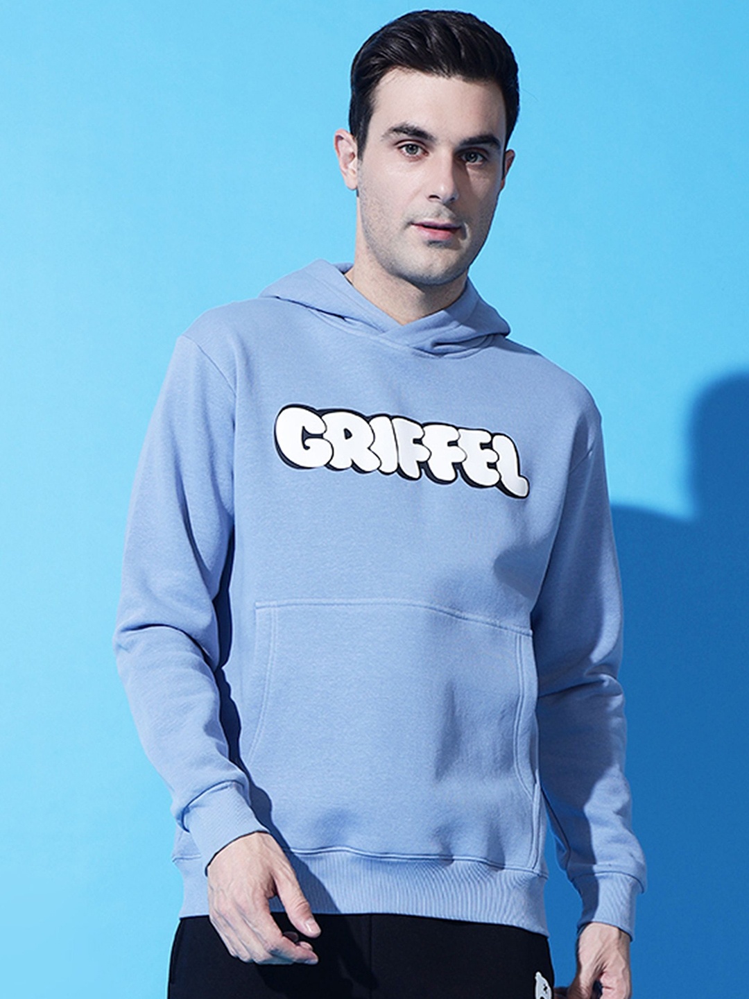 

GRIFFEL Men Printed Sweatshirt, Blue