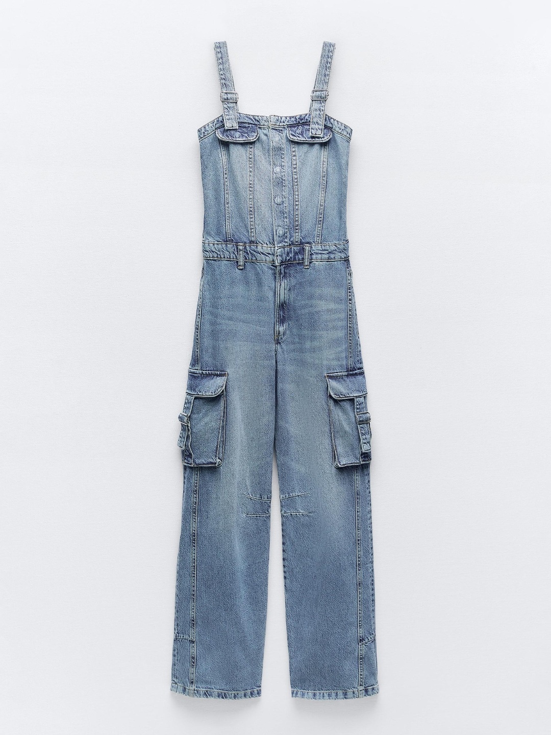

ZARA Women Navy Blue Jumpsuit