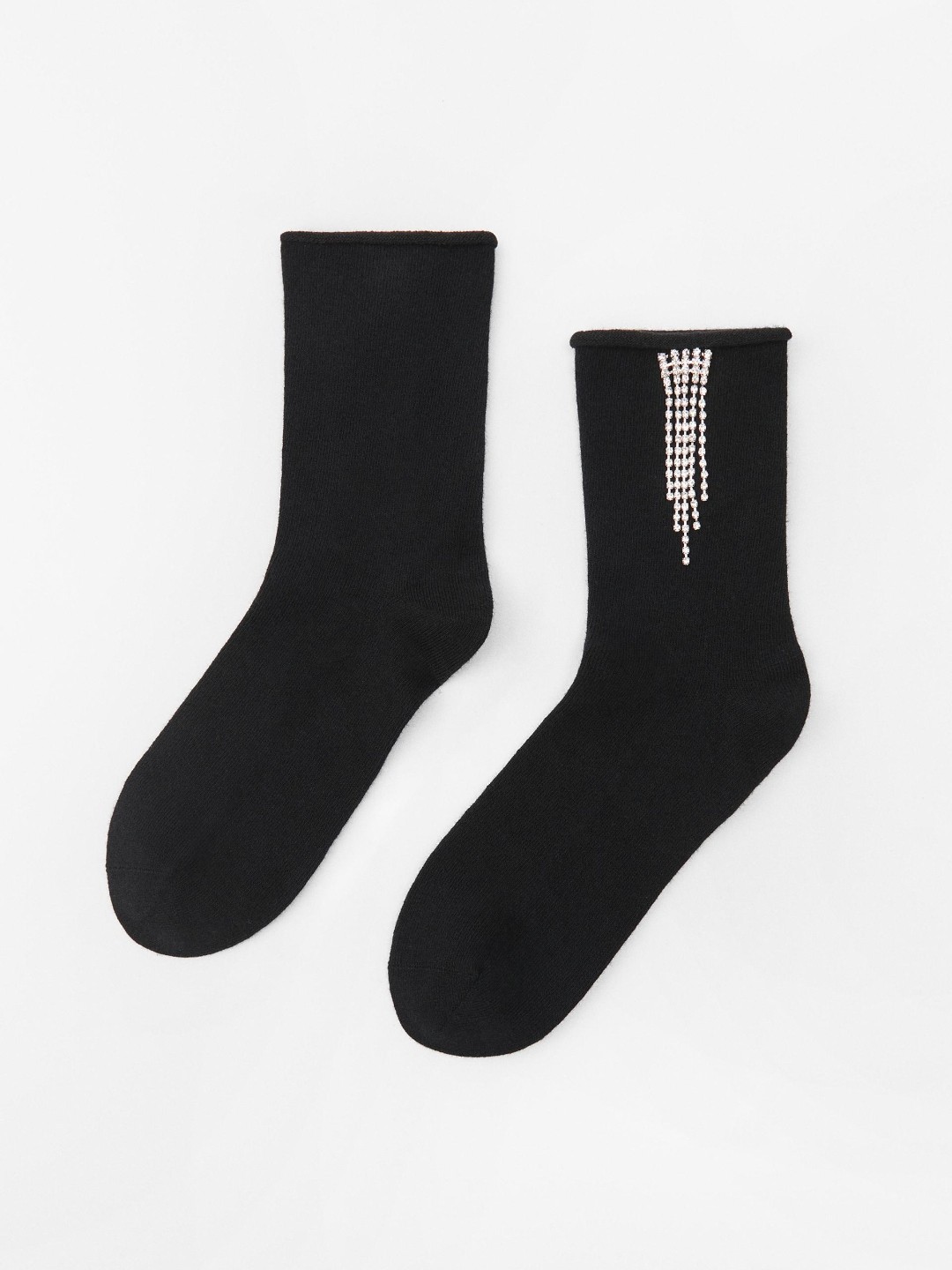 

ZARA Kids-Unisex Black Socks