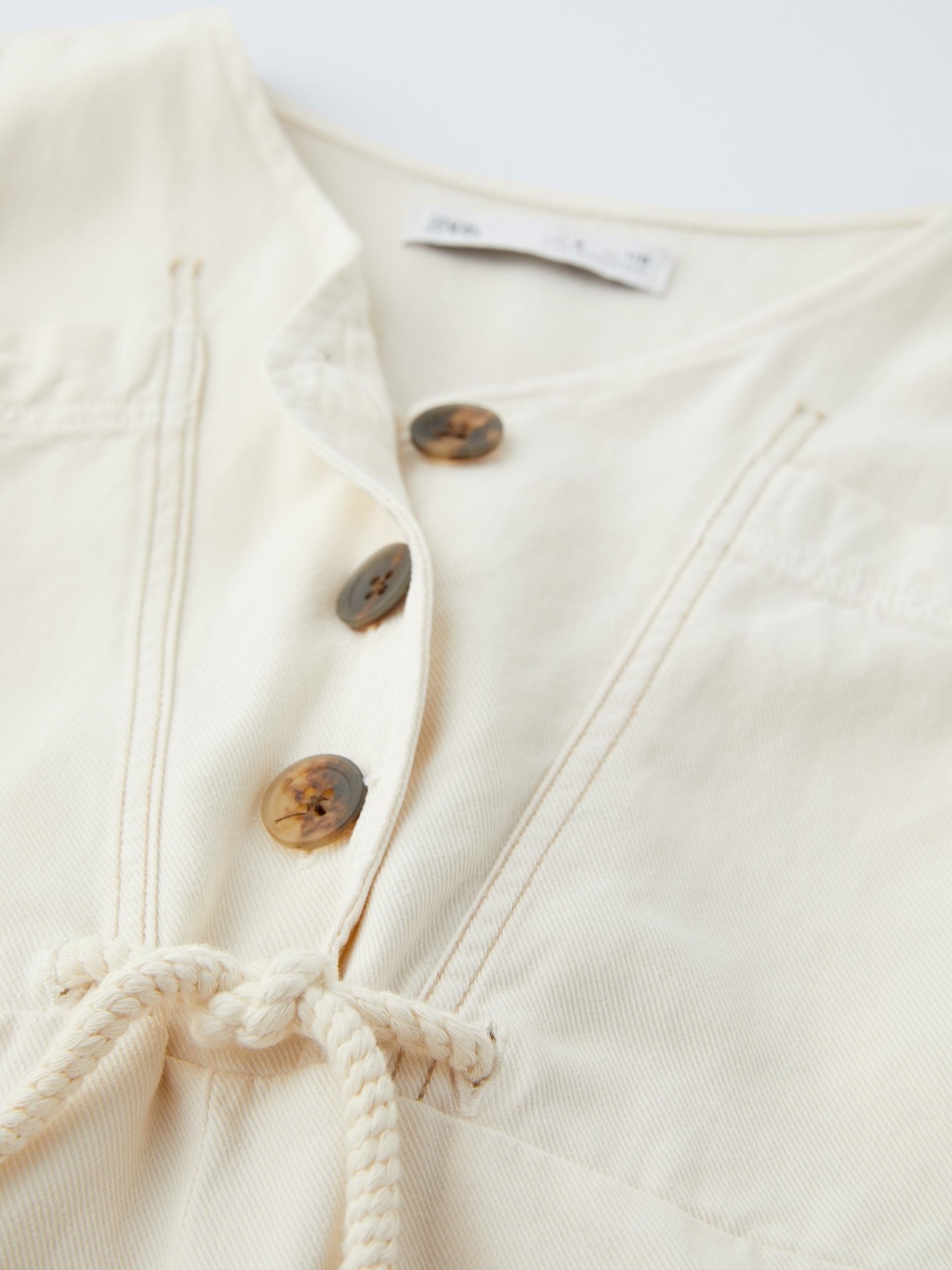 

ZARA Women Beige Jumpsuit
