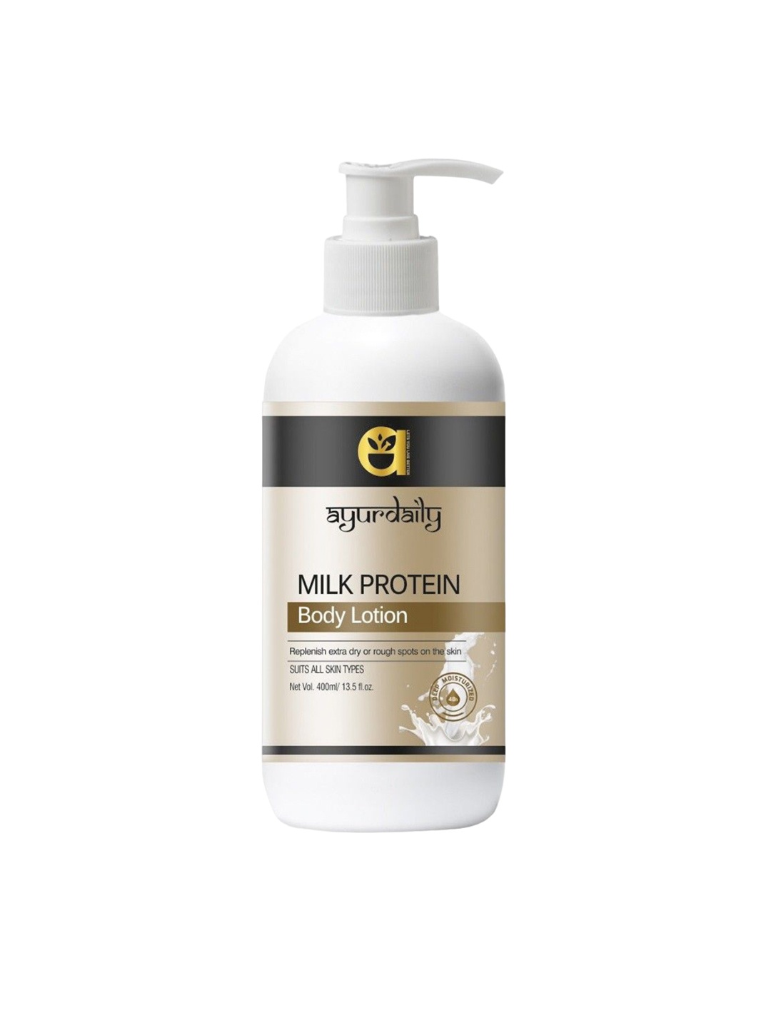 

Ayurdaily Milk Protein Moisturizing Body Lotion With Shea Butter - 400 ml, White