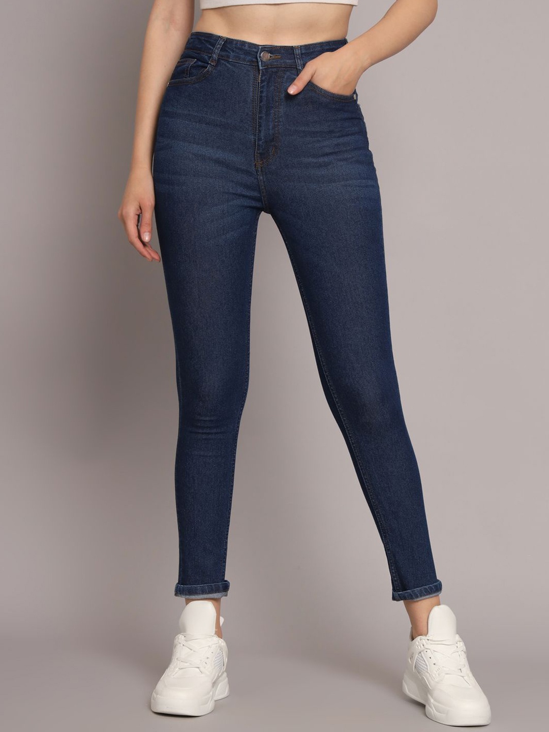 

The Roadster Lifestyle Co Skinny Fit Jeans, Blue