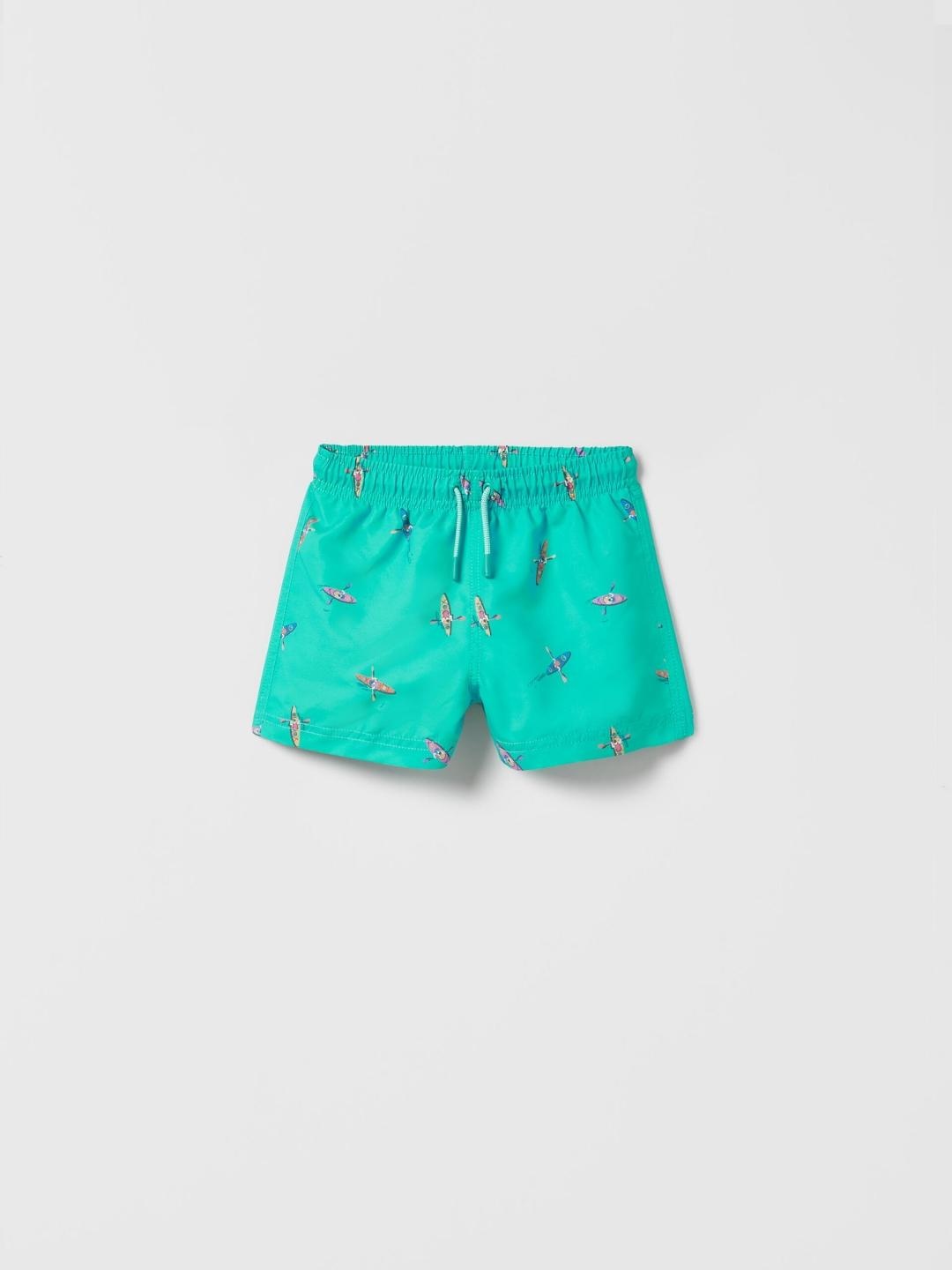 

ZARA Boys Green Swimwear