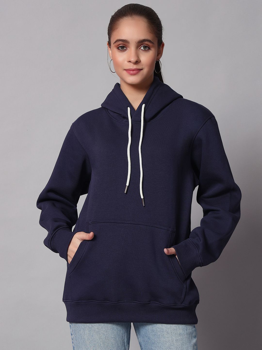 

Obaan Women Pullover Sweatshirt, Blue