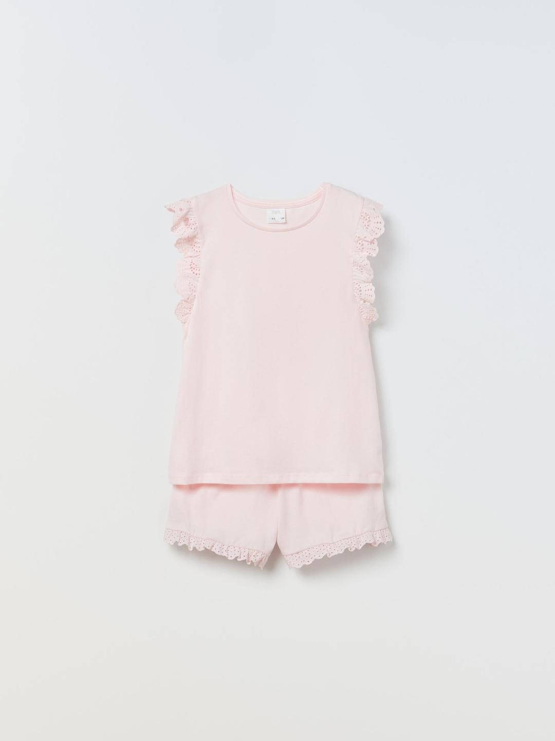 

ZARA Kids-Unisex Pink Clothing Set