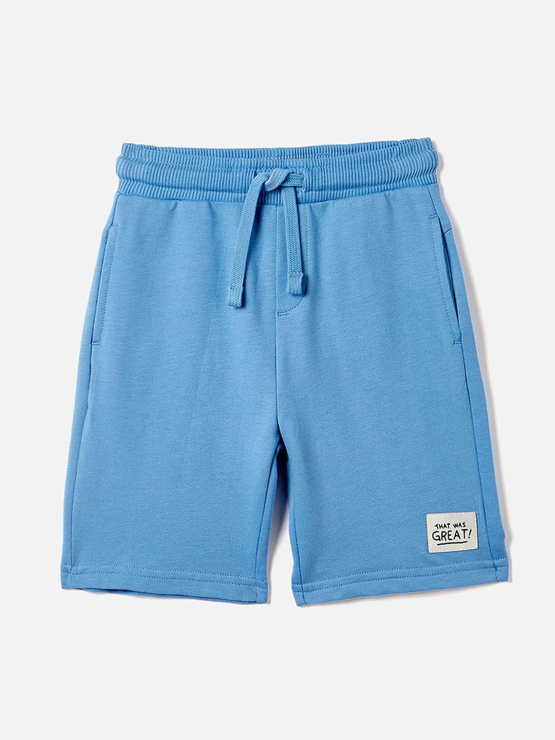 

Juniors by Babyshop Boys Mid-Rise Knee Length Shorts, Blue