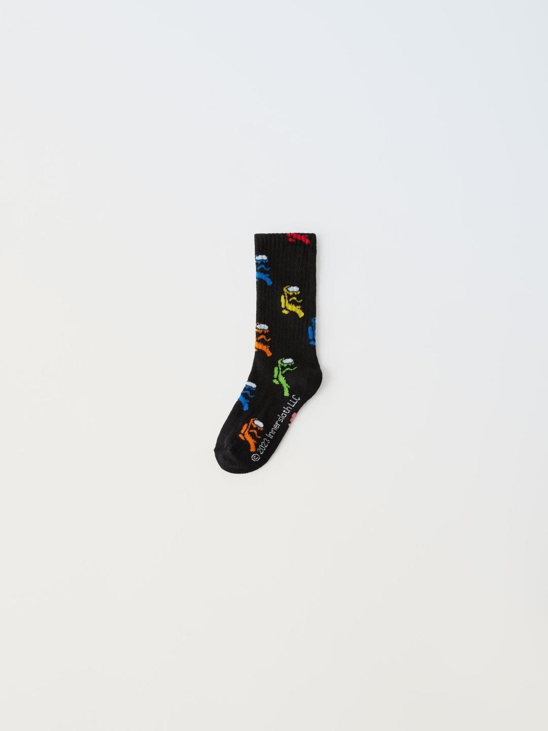 

ZARA Kids-Unisex Black Socks