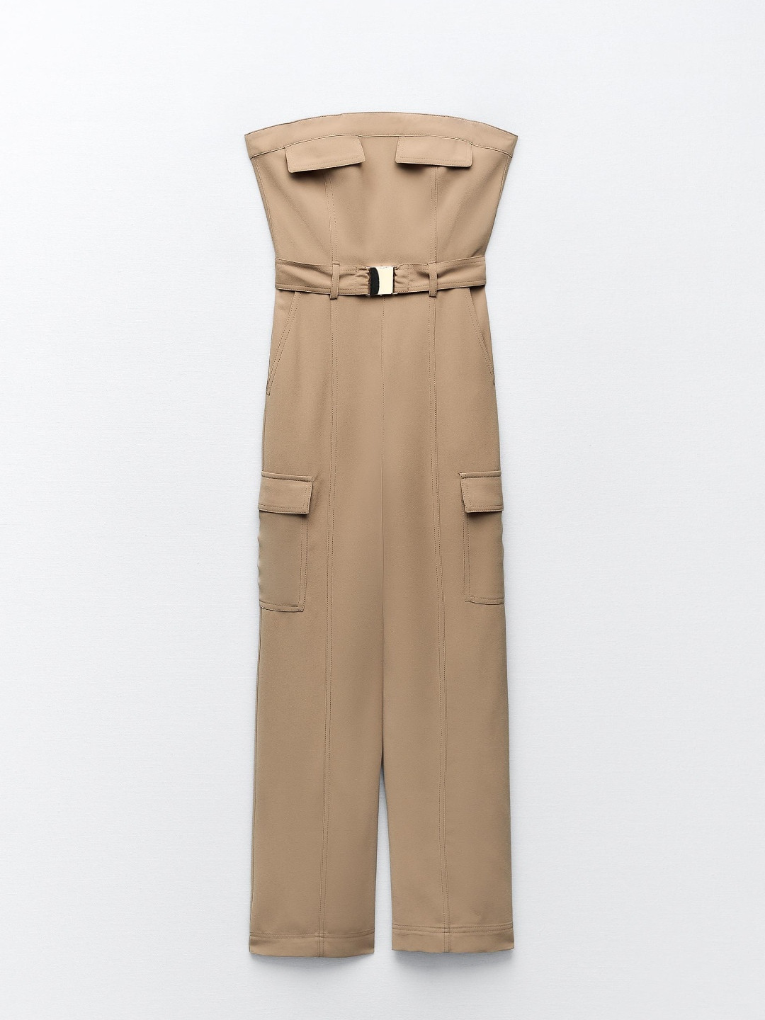 

ZARA Women Brown Jumpsuit